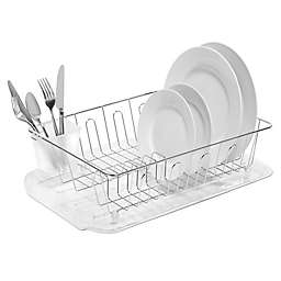 SALT™ Large Dish Drainer in Silver