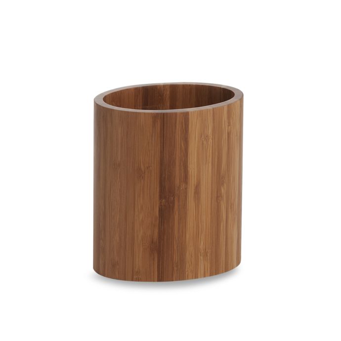 Bamboo Oval Utensil Holder Bed Bath and Beyond Canada
