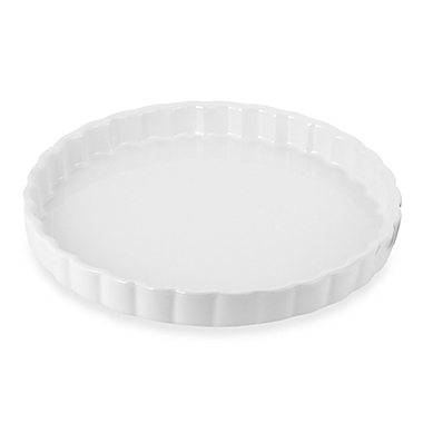 Wilton&reg; White Ceramic 10 1/2-Inch Quiche Dish. View a larger version of this product image.
