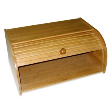 Lipper International&nbsp;Bamboo Roll Top Bread Box. View a larger version of this product image.