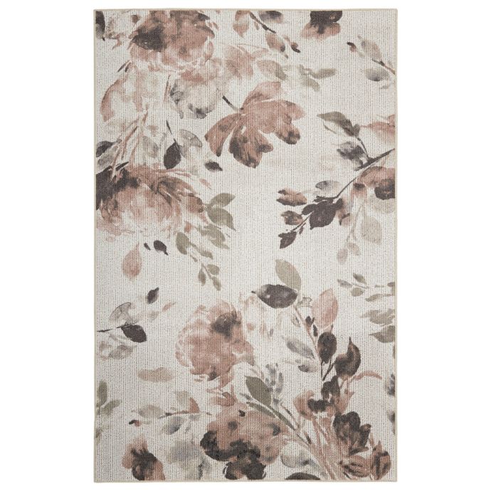 Mohawk Home Vintage Floral Area Rug in Blush | Bed Bath & Beyond