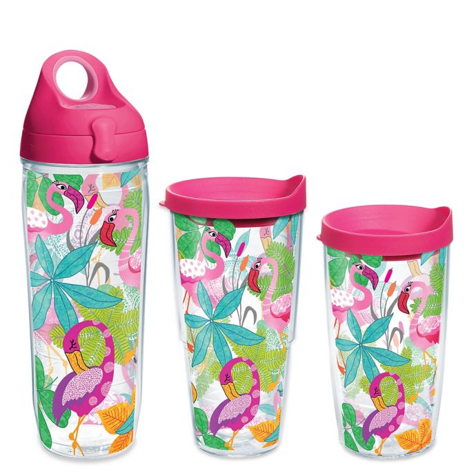 Tervis® Flamingo Fun Wrap Drinkware with Lid Bed Bath & Beyond
