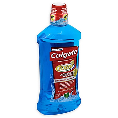 Colgate&reg; Total&reg; 33.8 fl. oz. 12 HR Pro-Shield&trade; Mouthwash in Peppermint Blast. View a larger version of this product image.