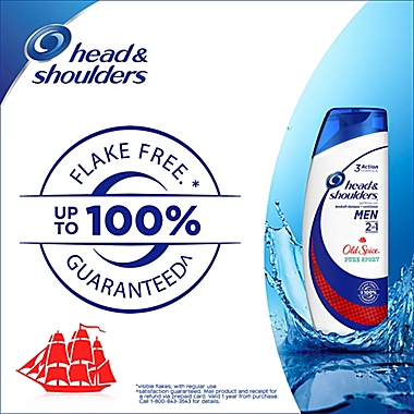 Head and Shoulders&reg; 23.7 fl. oz. 2-in-1 Men&#39;s Old Spice Dandruff Shampoo and Conditioner. View a larger version of this product image.