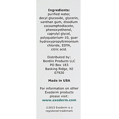 Exederm 8 fl. oz. Eczema and Dermatitis Shampoo. View a larger version of this product image.