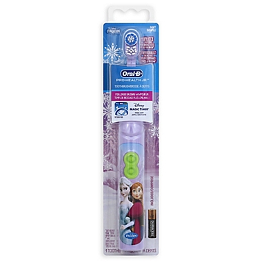 Oral-B&reg; Pro-Health Jr. Battery Toothbrush in Disney&#39;s Frozen. View a larger version of this product image.