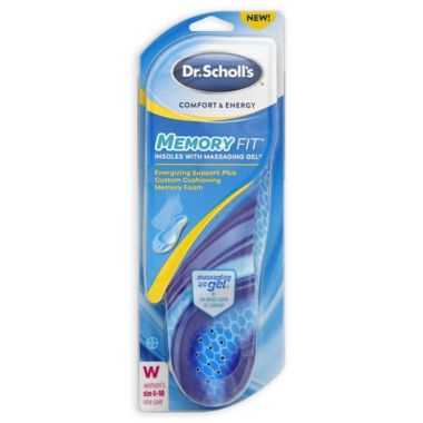 Dr. Scholl&rsquo;s&reg; 1-Pair Women's Size 6-10 Comfort and Energy Memory Fit Insoles. View a larger version of this product image.