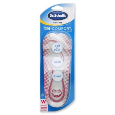 Dr.Scholl's&reg; 1-Pair Women's Size 6-10 Comfort Tri-Comfort&reg; Insoles. View a larger version of this product image.