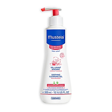 Mustela&reg; 10.14 fl. oz. Baby Soothing Cleansing Gel for Hair and Body. View a larger version of this product image.