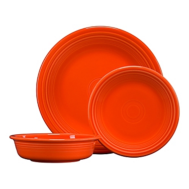 Fiesta&reg; 3-Piece Classic Place Setting in Poppy. View a larger version of this product image.