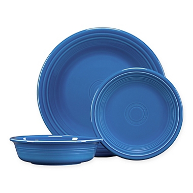 Fiesta&reg; 3-Piece Classic Place Setting in Lapis. View a larger version of this product image.