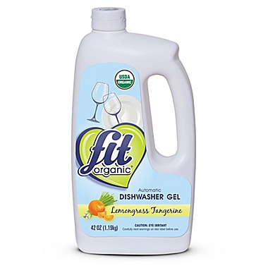 FIT Organic&reg; 42 oz. Lemongrass Tangerine Liquid Dishwasher Gel. View a larger version of this product image.