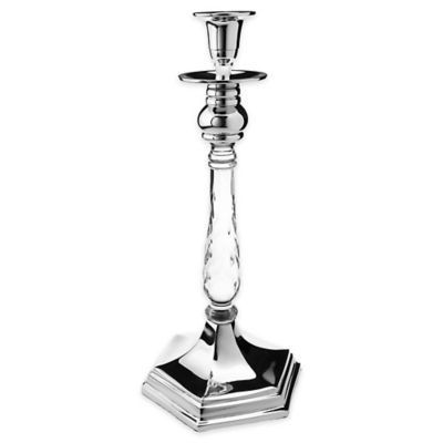 Classic Touch Relic 13Inch Candlestick in Silver Bed Bath & Beyond