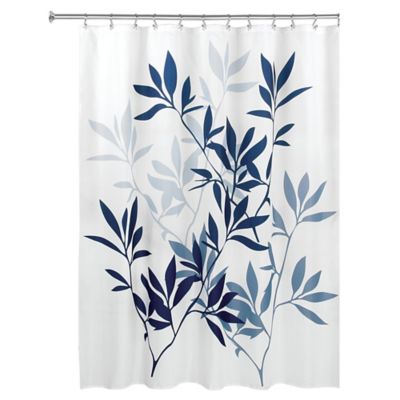 Interdesign #66320 Sketched Floral Shower Curtain 
