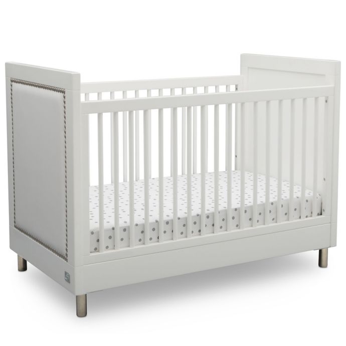 Serta Avery 3 In1 Convertible Crib In Bianca White Buybuy Baby