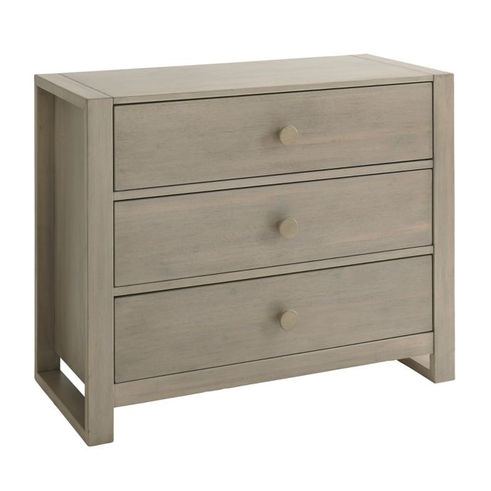 Bassettbaby Premier Space Saver Destin 3 Drawer Dresser In Taupe