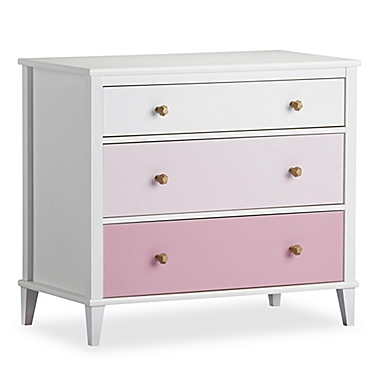 Little Seeds Monarch Hill Poppy 3-Drawer Dresser in Pink. View a larger version of this product image.