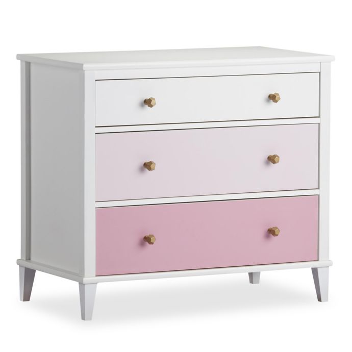 Little Seeds Monarch Hill Poppy 3 Drawer Dresser In Pink Buybuy Baby