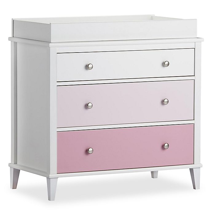 Little Seeds Monarch Hill Poppy 3 Drawer Dresser With Changing