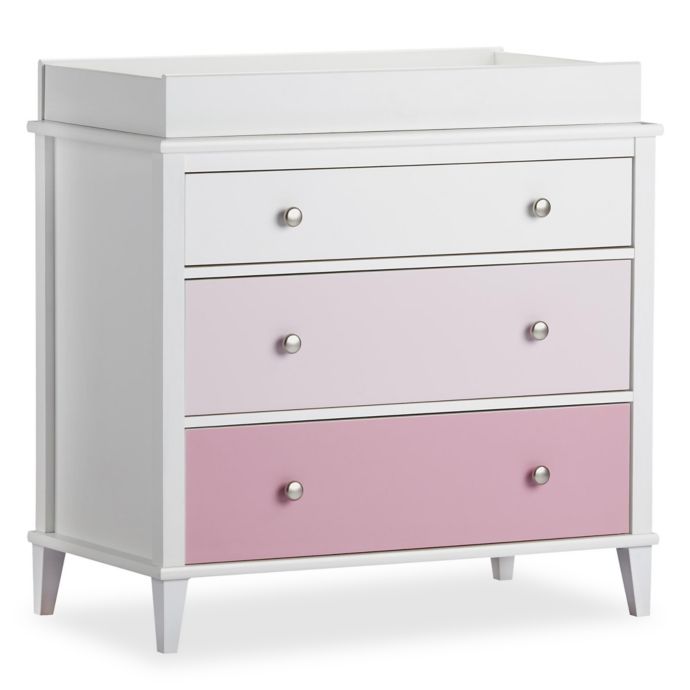 Little Seeds Monarch Hill Poppy 3-Drawer Dresser with Changing Table ...