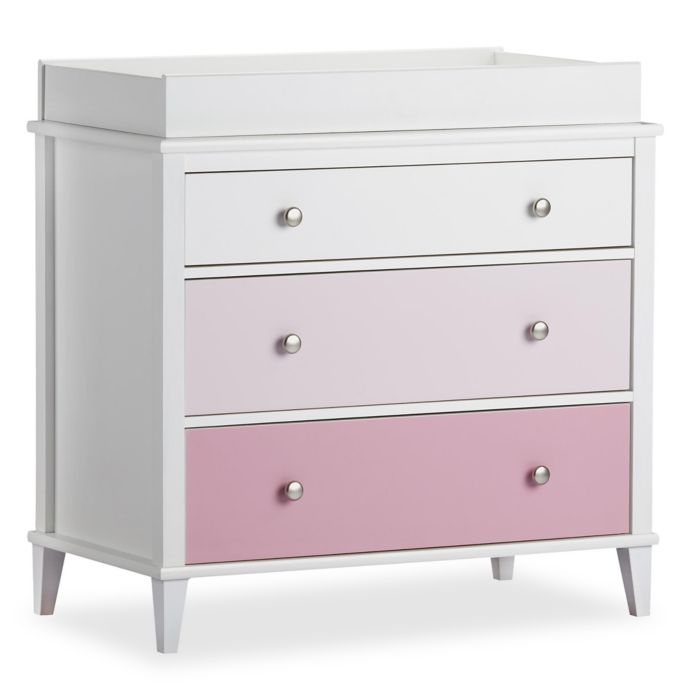 Little Seeds Monarch Hill Poppy 3 Drawer Dresser With Changing