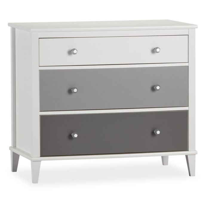 Little Seeds Monarch Hill Poppy 3Drawer Dresser in Grey Bed Bath