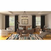 Geo Contemporary Living Room