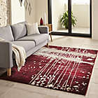 Alternate image 1 for Momeni Monterey Abstract 3&#39;3&quot; x 5&#39; Area Rug in Red