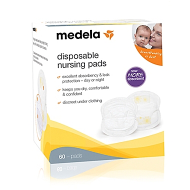 Medela&reg; Super Absorbent Disposable Nursing Pads 60-Count. View a larger version of this product image.