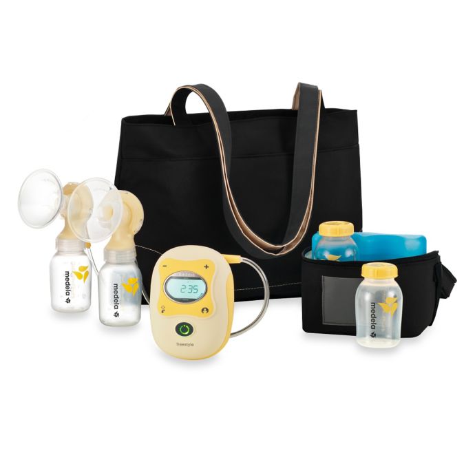 Medela Freestyle Mobile Double Electric Breast Pump With Shoulder Bag Buybuy Baby