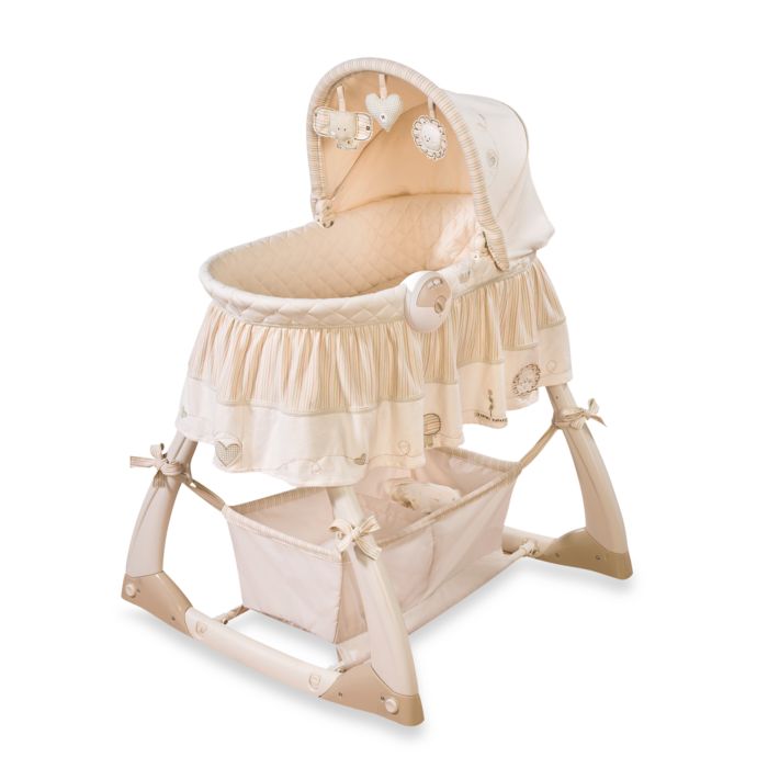 Nature S Purest Sleepy Safari Soothing Comfort Bassinet Buybuy Baby