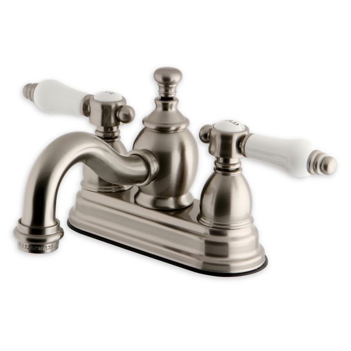 Kingston Brass 2 Handle 4 Inch Centerset Lavatory Faucet Bed Bath And Beyond 