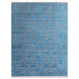 Amer Joy Transitional 6' x 9' Area Rug in Teal