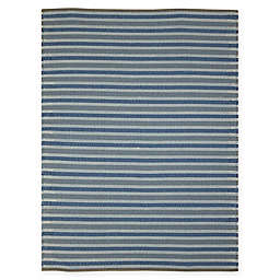 Amer Rugs Paramount Striped 4&#39; x 6&#39; Rug in Blue