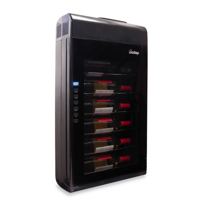 Vinotemp® Wall-Mounted 6-Bottle Wine Cooler | Bed Bath ...