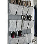 Alternate image 3 for Laura Ashley&reg; 20-Pocket Over-the-Door Hanging Shoe Organizer in Grey