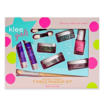 Klee Naturals 7-Piece Far and Wide Natural Mineral Play Makeup Kit