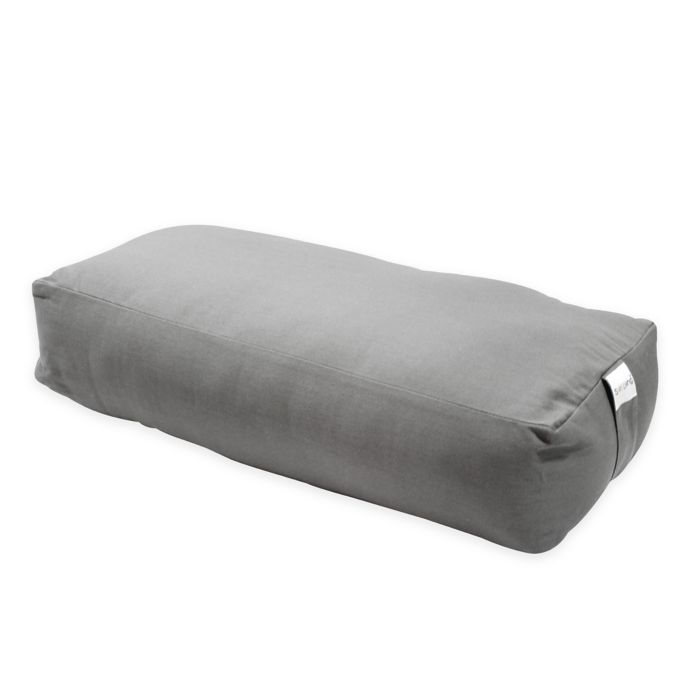 Sol Living Organic Yoga Rectangular Bolster In Tangerine Bed