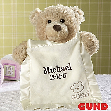 Gund&reg; Embroidered Peek-A-Boo Bear. View a larger version of this product image.