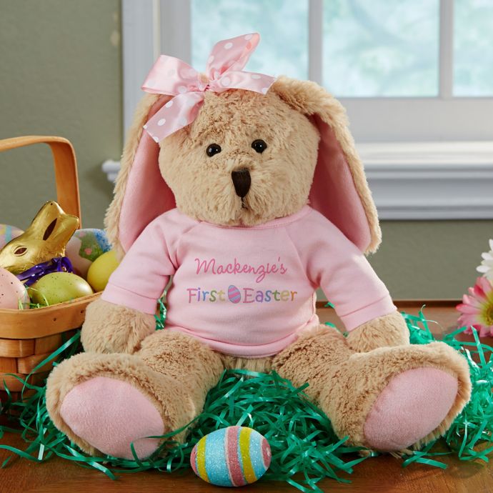 my first easter bunny plush