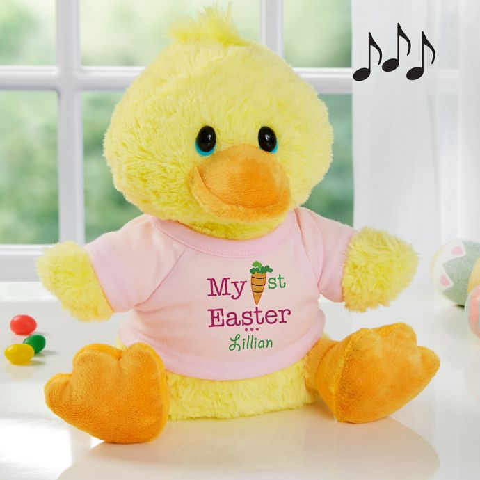 easter plush duck