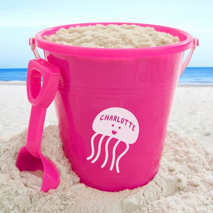 Sea Creatures 2-Piece Plastic Beach Pail & Shovel Set | buybuy BABY