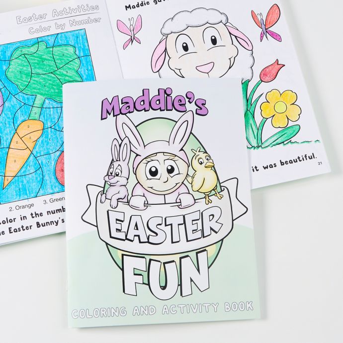 Download Easter Fun Coloring Activity Book & Crayon Set | Bed Bath ...