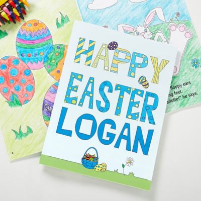 Happy Easter Activity Book & Crayon Set