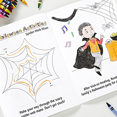 Happy Halloween Coloring Activity Book & Crayon Set. View a larger version of this product image.