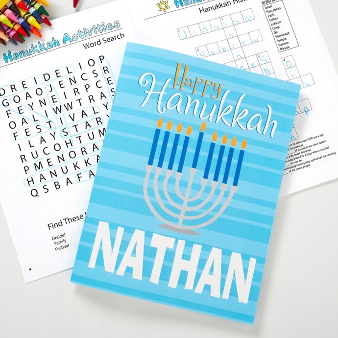 Download Happy Hanukkah Coloring Activity Book Crayon Set Buybuy Baby