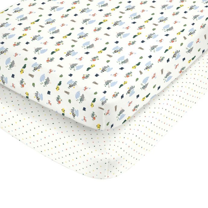 Carter S Camping Fitted Crib Sheets Set Of 2 Bed Bath Beyond