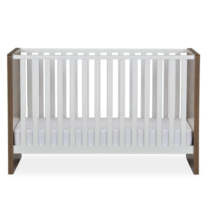 Sierra Ridge Terra Crib In Walnut White Bed Bath Beyond