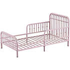 Alternate image 5 for Little Seeds Monarch Hill Ivy Metal Toddler Bed in Pink