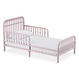 Little Seeds Monarch Hill Ivy Metal Toddler Bed in Pink